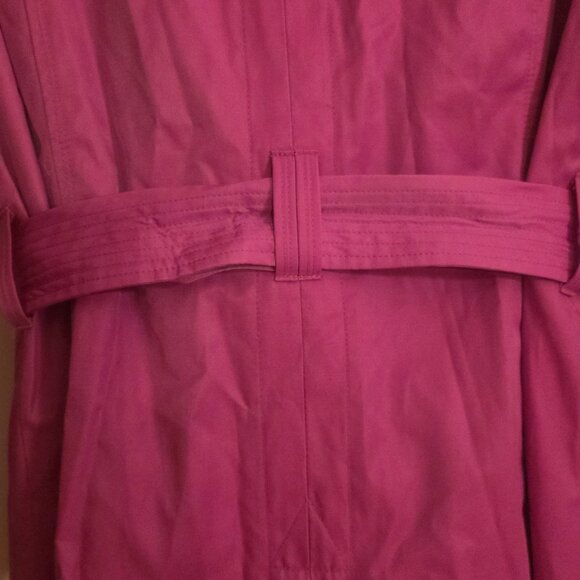 London Fog Orchid Trench Coat - Picture 10 of 16